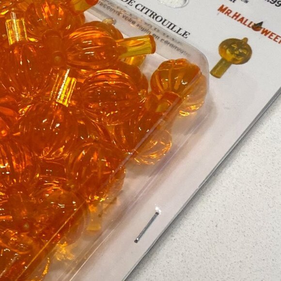 2 Packs Halloween Plastic Mini Light Bulbs Covers Trees Pumpkins - Picture 4 of 4